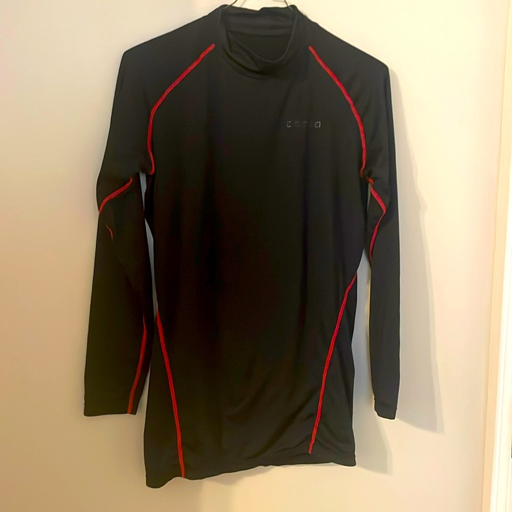 Tesla Men’s long sleeve, running shirt, medium